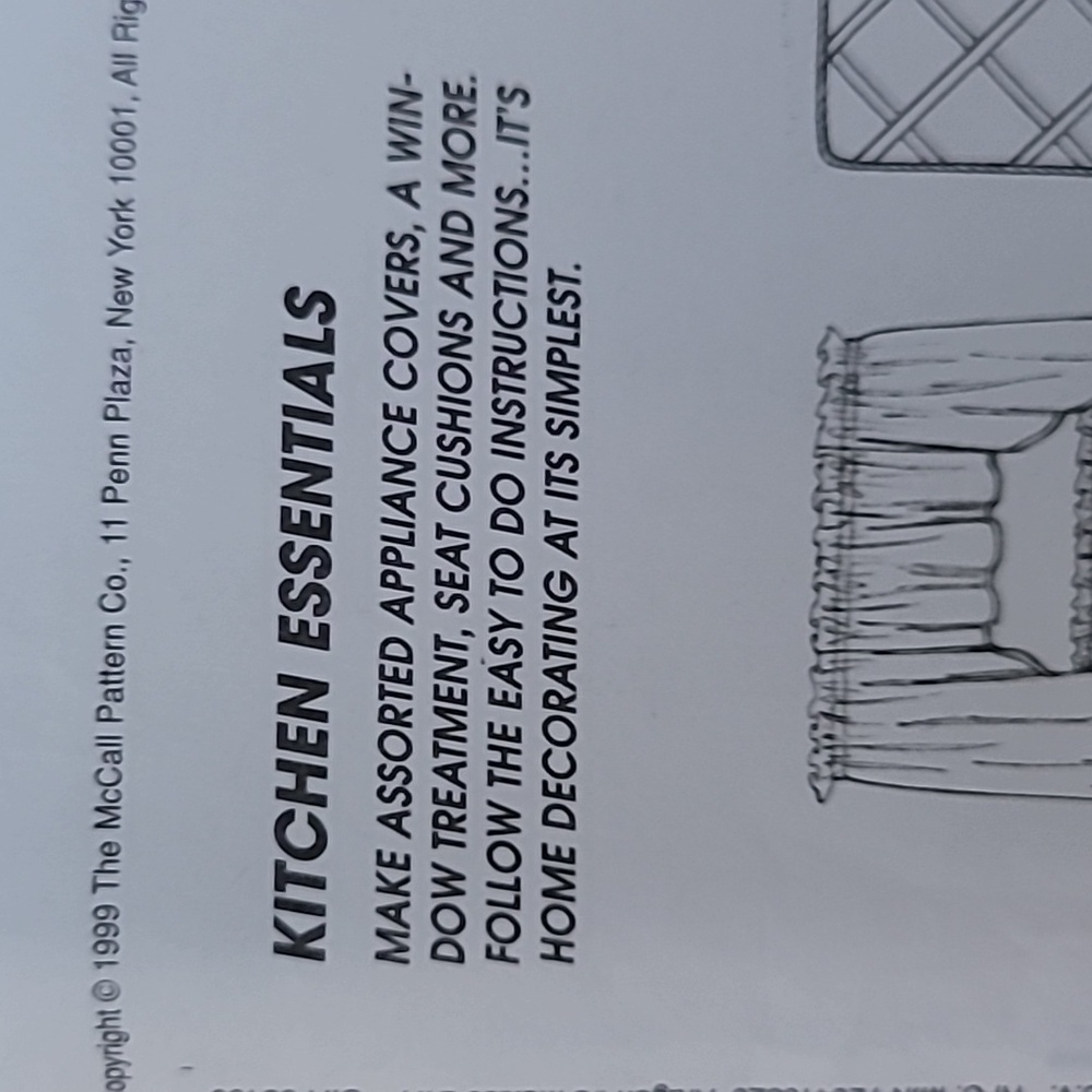 Mccall's Kitchen Essentials Sewing Pattern 2018 V… - image 3